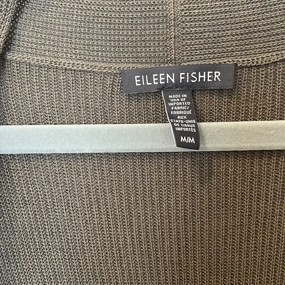Eileen Fisher Tencel Sleeveless Tunic Cardigan